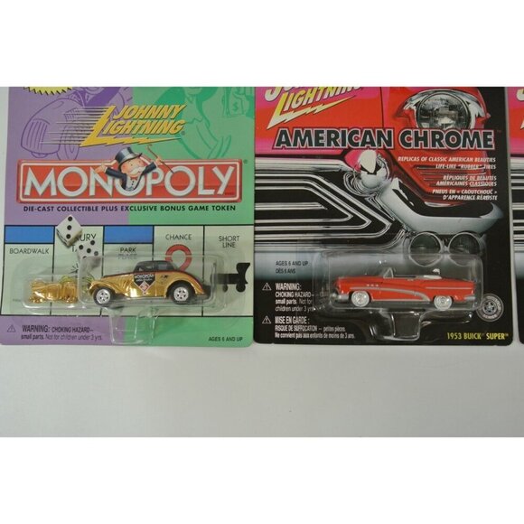 Johnny Lightning Diecast Lot of 8 Monopoly Crown Victoria Dodge DART Buick Super - Picture 4 of 10